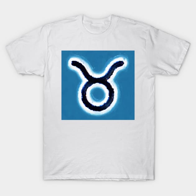 Taurus Symbol T-Shirt by m2inspiration